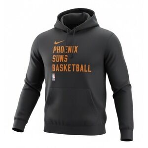 Nike Phoenix Suns Adult Large Suns Hoodie Black Team Issue Pullover L NBA